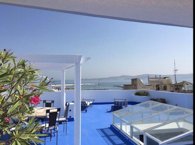 Tanger *Riad El Pacha* Riad Avec Vu Sur La Mer ภายนอก รูปภาพ